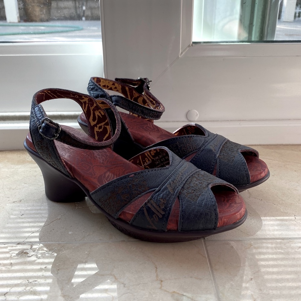 MACANNA ITALY Wedge Platform Sandals 4.5